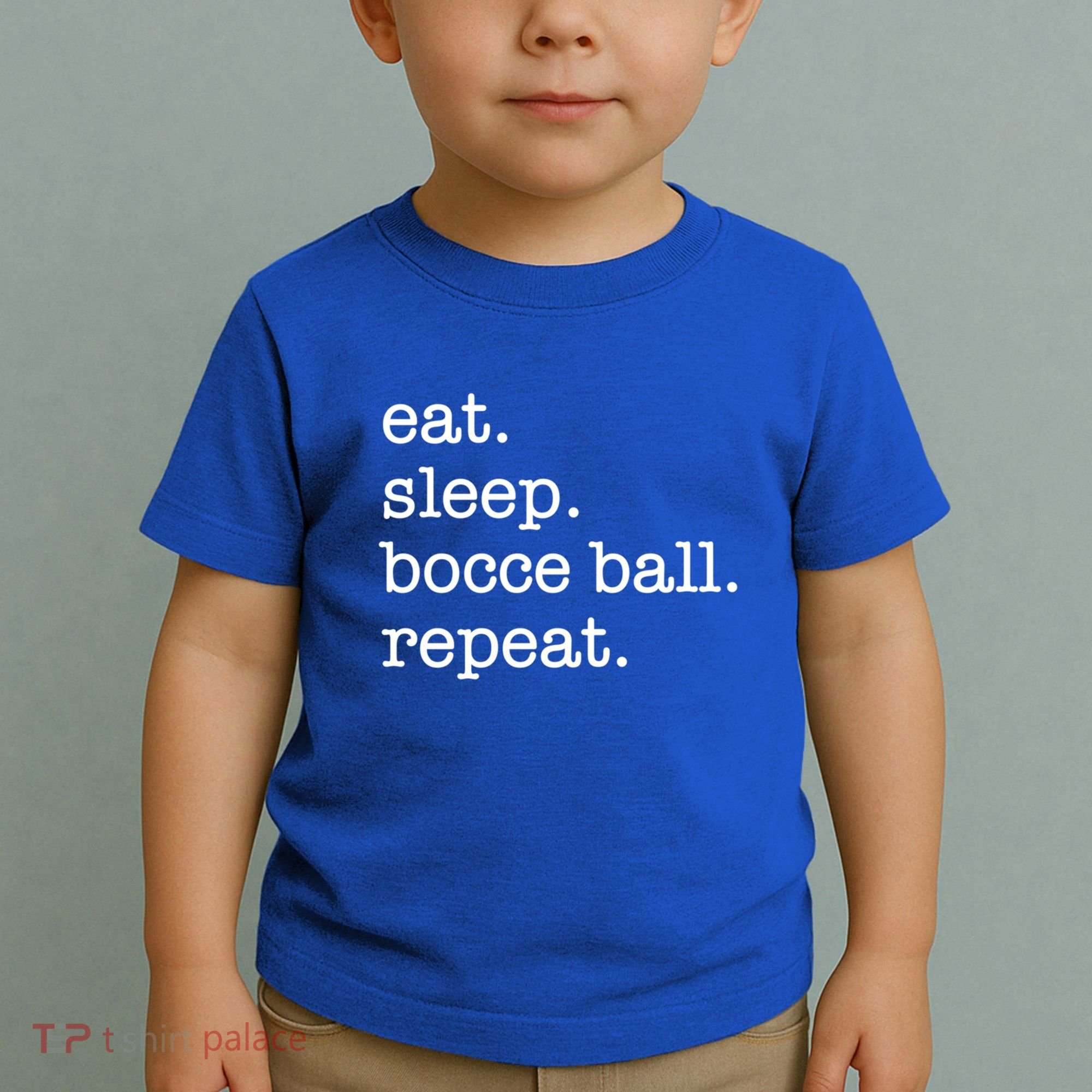 Bocce Ball Bocceball Game Player Eat Sleep Repeat Gift Toddler T-Shirt