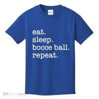 Bocce Ball Bocceball Game Player Eat Sleep Repeat Gift Kids T-Shirt thumb 0