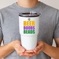 Beer Boobs Beads Mardi Gras Celebration Tumbler thumb 2
