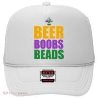 Beer Boobs Beads Mardi Gras Celebration Hat thumb 0
