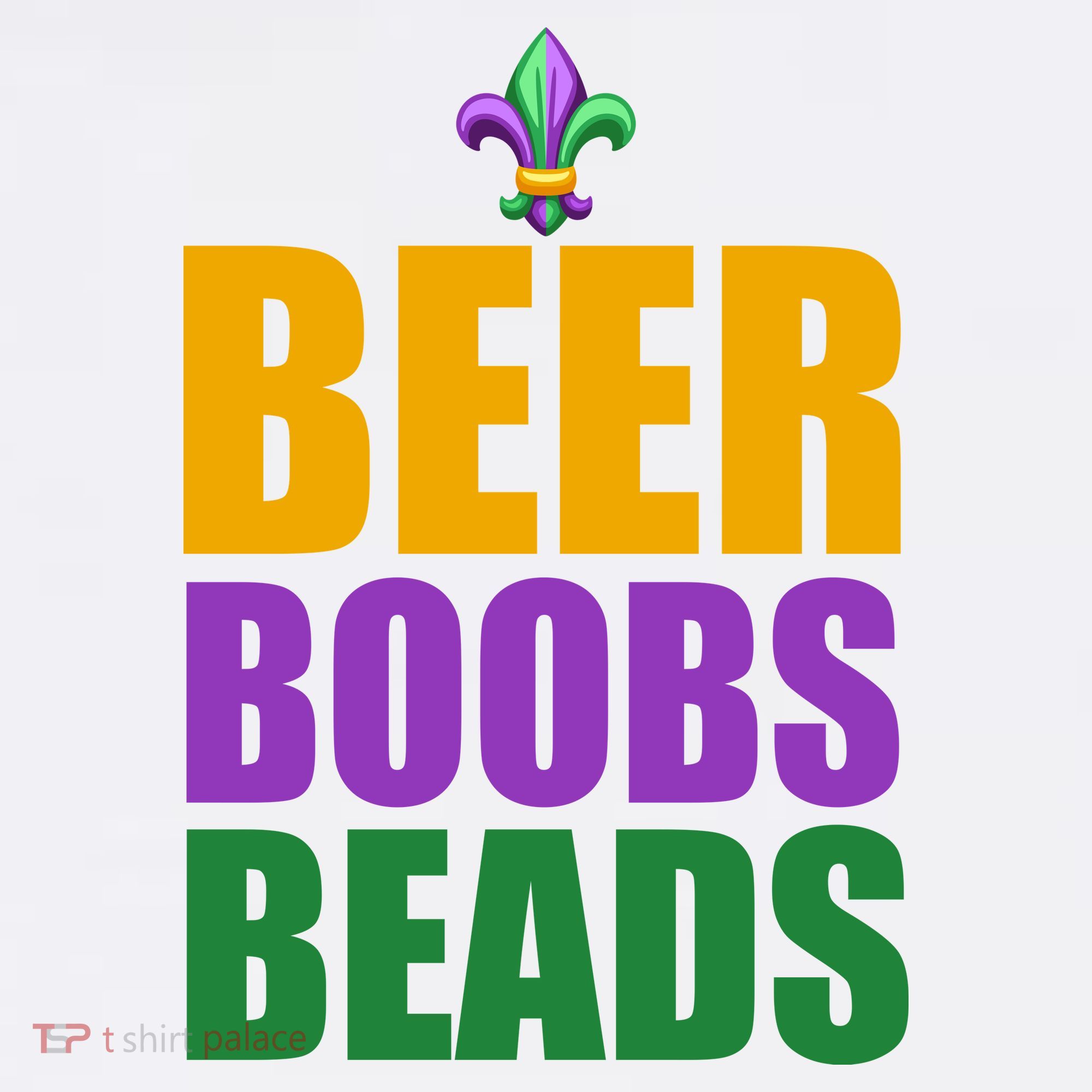 Beer Boobs Beads Mardi Gras Celebration Women's Long Sleeve Shirt