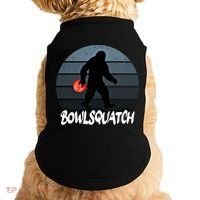 Bowlsquatch Bigfoot Bowling Ball Sasquatch Bowler Squatch Gift Doggie Tank thumb 0