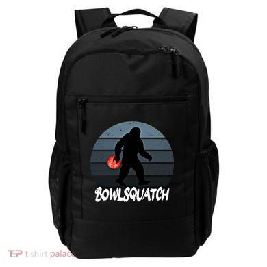 Bowlsquatch Bigfoot Bowling Ball Sasquatch Bowler Squatch Gift Backpack