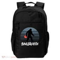 Bowlsquatch Bigfoot Bowling Ball Sasquatch Bowler Squatch Gift Backpack thumb 0