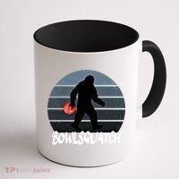 Bowlsquatch Bigfoot Bowling Ball Sasquatch Bowler Squatch Gift Coffee Mug thumb 1