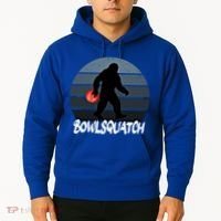 Bowlsquatch Bigfoot Bowling Ball Sasquatch Bowler Squatch Gift Hoodie thumb 2