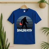 Bowlsquatch Bigfoot Bowling Ball Sasquatch Bowler Squatch Gift T-Shirt thumb 2