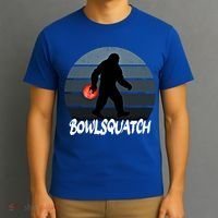 Bowlsquatch Bigfoot Bowling Ball Sasquatch Bowler Squatch Gift T-Shirt thumb 3