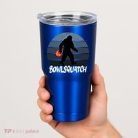 Bowlsquatch Bigfoot Bowling Ball Sasquatch Bowler Squatch Gift Tumbler thumb 2