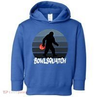 Bowlsquatch Bigfoot Bowling Ball Sasquatch Bowler Squatch Gift Toddler Hoodie thumb 0