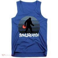 Bowlsquatch Bigfoot Bowling Ball Sasquatch Bowler Squatch Gift Tank Top thumb 0