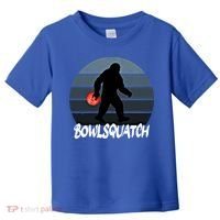 Bowlsquatch Bigfoot Bowling Ball Sasquatch Bowler Squatch Gift Toddler T-Shirt thumb 0