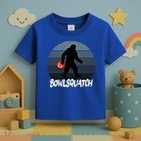 Bowlsquatch Bigfoot Bowling Ball Sasquatch Bowler Squatch Gift Toddler T-Shirt thumb 3