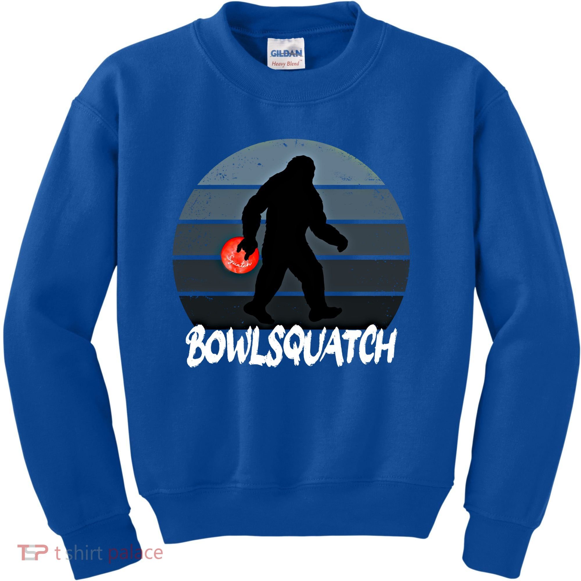 Bowlsquatch Bigfoot Bowling Ball Sasquatch Bowler Squatch Gift Kids Sweatshirt