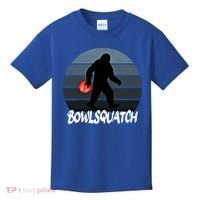 Bowlsquatch Bigfoot Bowling Ball Sasquatch Bowler Squatch Gift Kids T-Shirt thumb 0