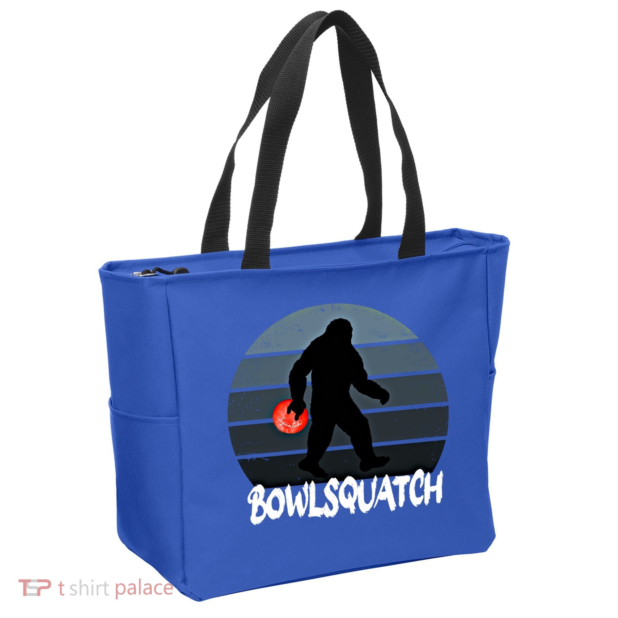Bowlsquatch Bigfoot Bowling Ball Sasquatch Bowler Squatch Gift Tote Bag