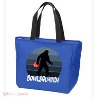 Bowlsquatch Bigfoot Bowling Ball Sasquatch Bowler Squatch Gift Tote Bag thumb 3