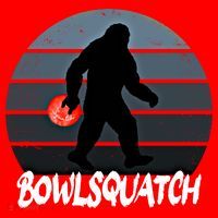 Bowlsquatch Bigfoot Bowling Ball Sasquatch Bowler Squatch Gift Santa Hat thumb 1