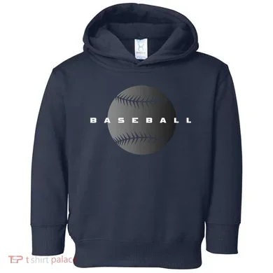 Baseball Baseball Toddler Hoodie