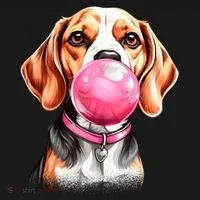 Beagle Bubblegum Doggie Tank thumb 4