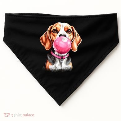 Beagle Bubblegum USA-Made Doggie Bandana