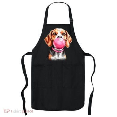 Beagle Bubblegum Apron