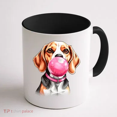 Beagle Bubblegum Coffee Mug back