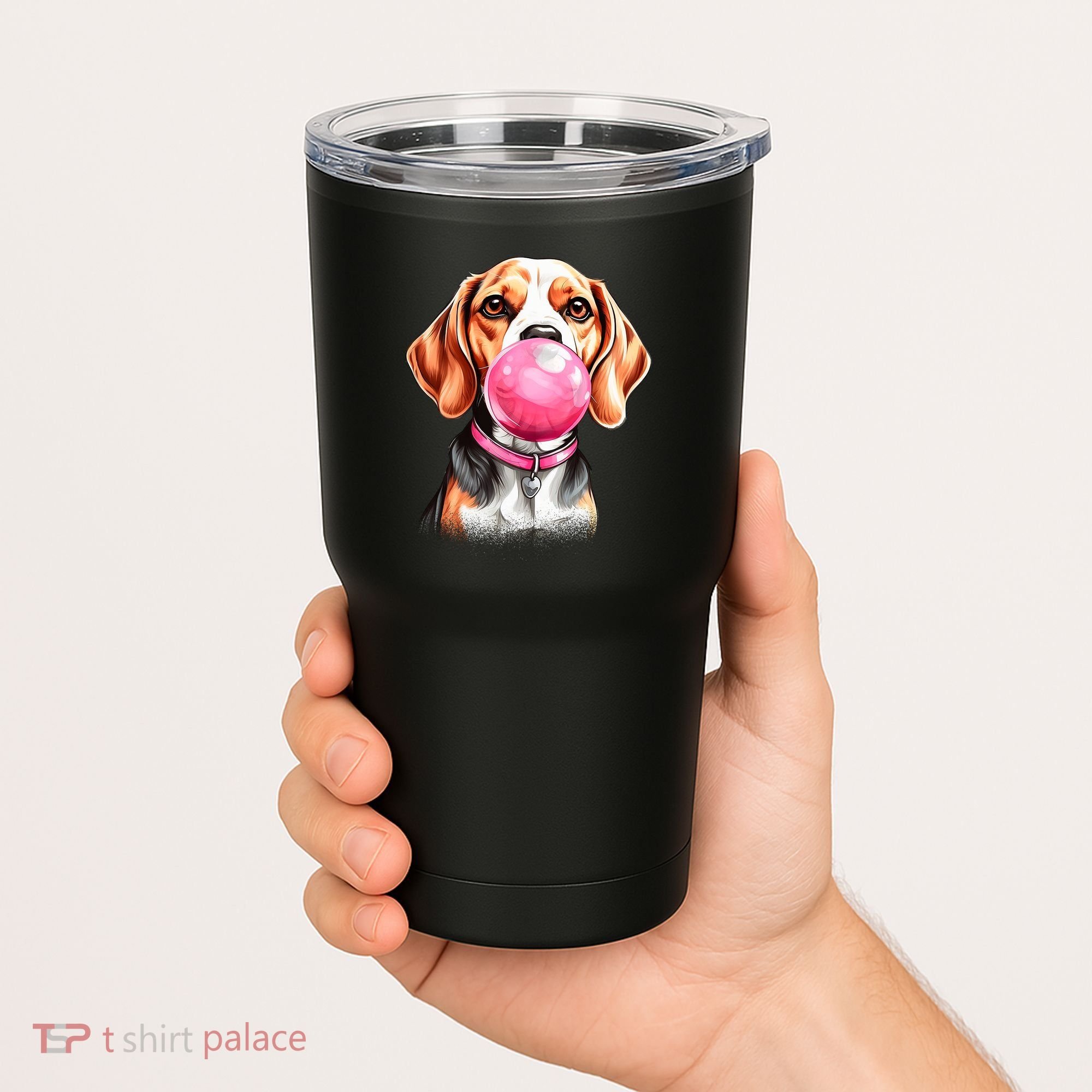 Beagle Bubblegum Tumbler