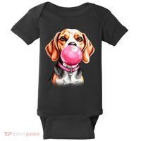 Beagle Bubblegum Baby Bodysuit thumb 0