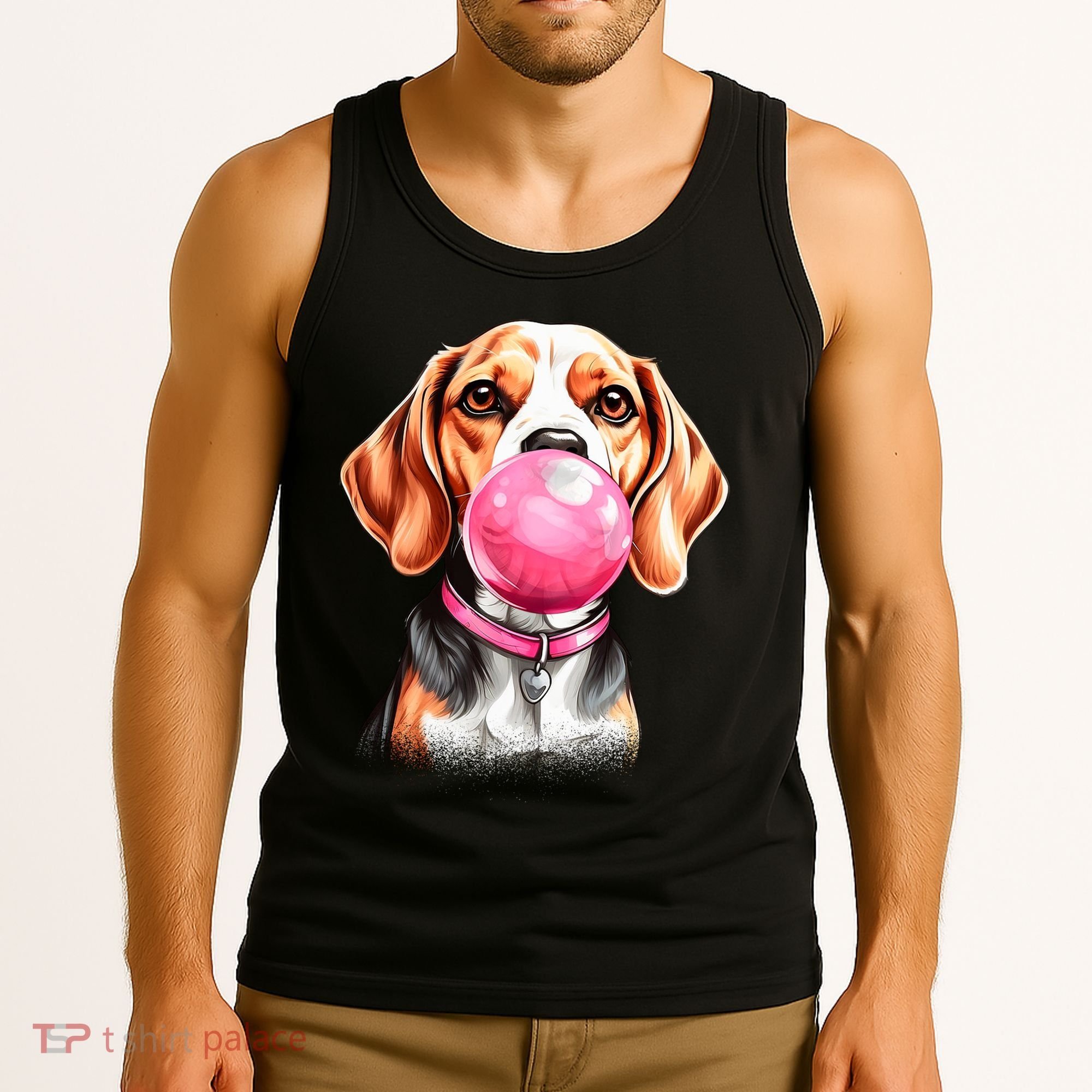 Beagle Bubblegum Tank Top