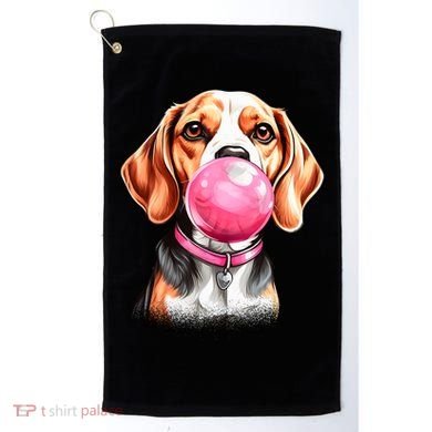 Beagle Bubblegum Golf Towel