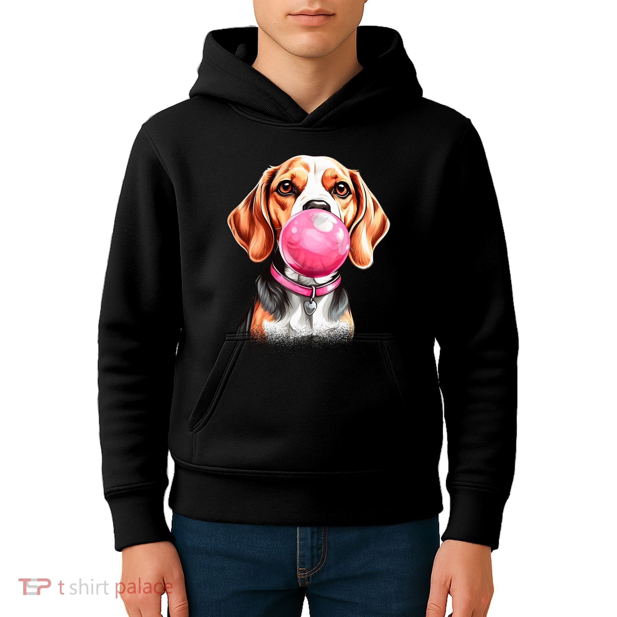 Beagle Bubblegum Kids Hoodie