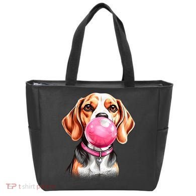 Beagle Bubblegum Tote Bag