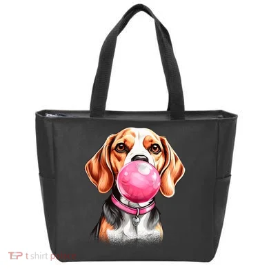 Beagle Bubblegum Tote Bag