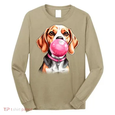 Beagle Bubblegum Long Sleeve Shirt
