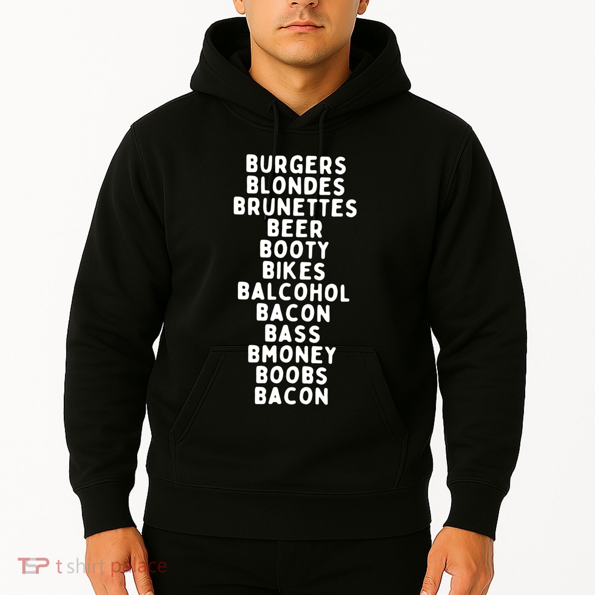 Beers Burgers Blondes Hoodie