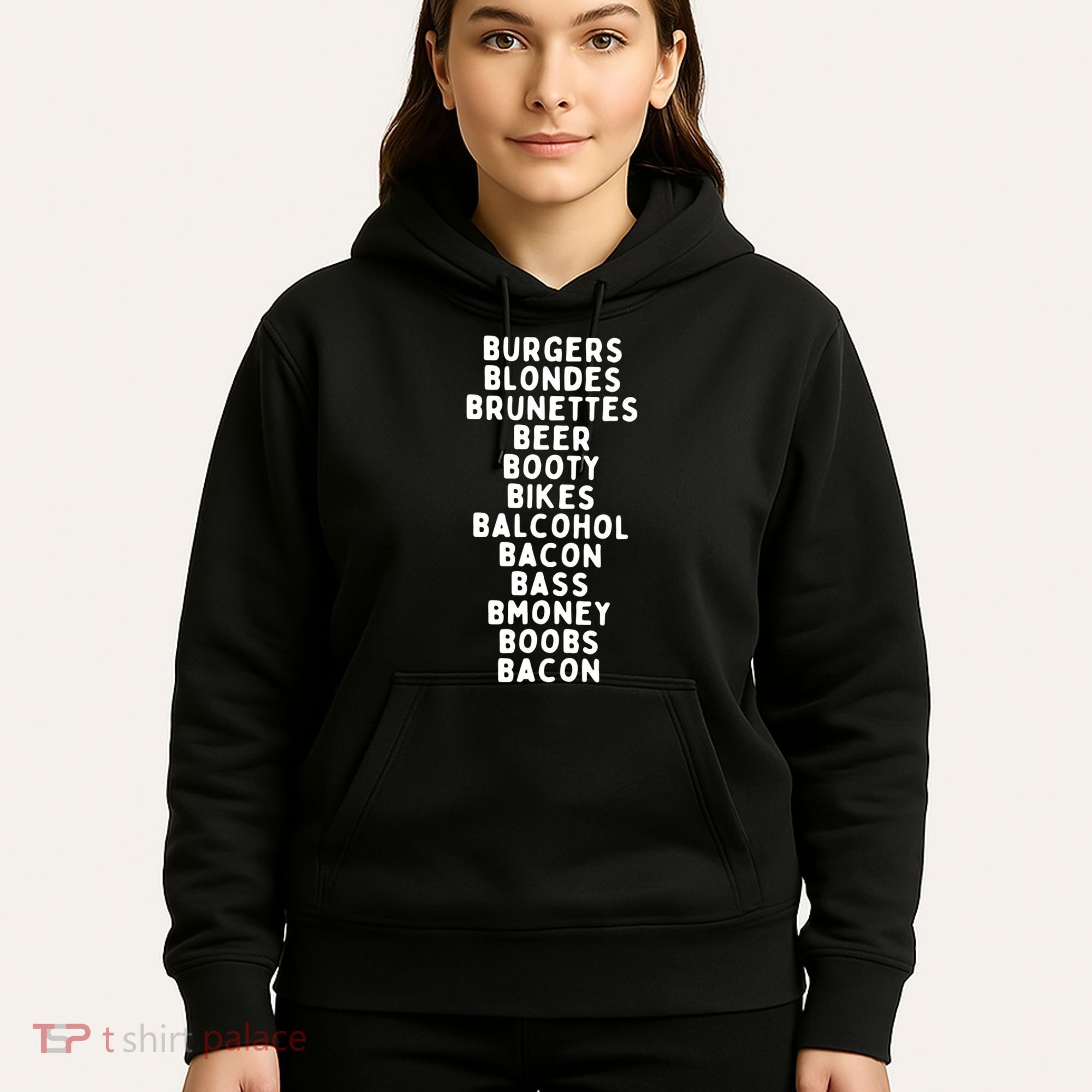 Beers Burgers Blondes Hoodie