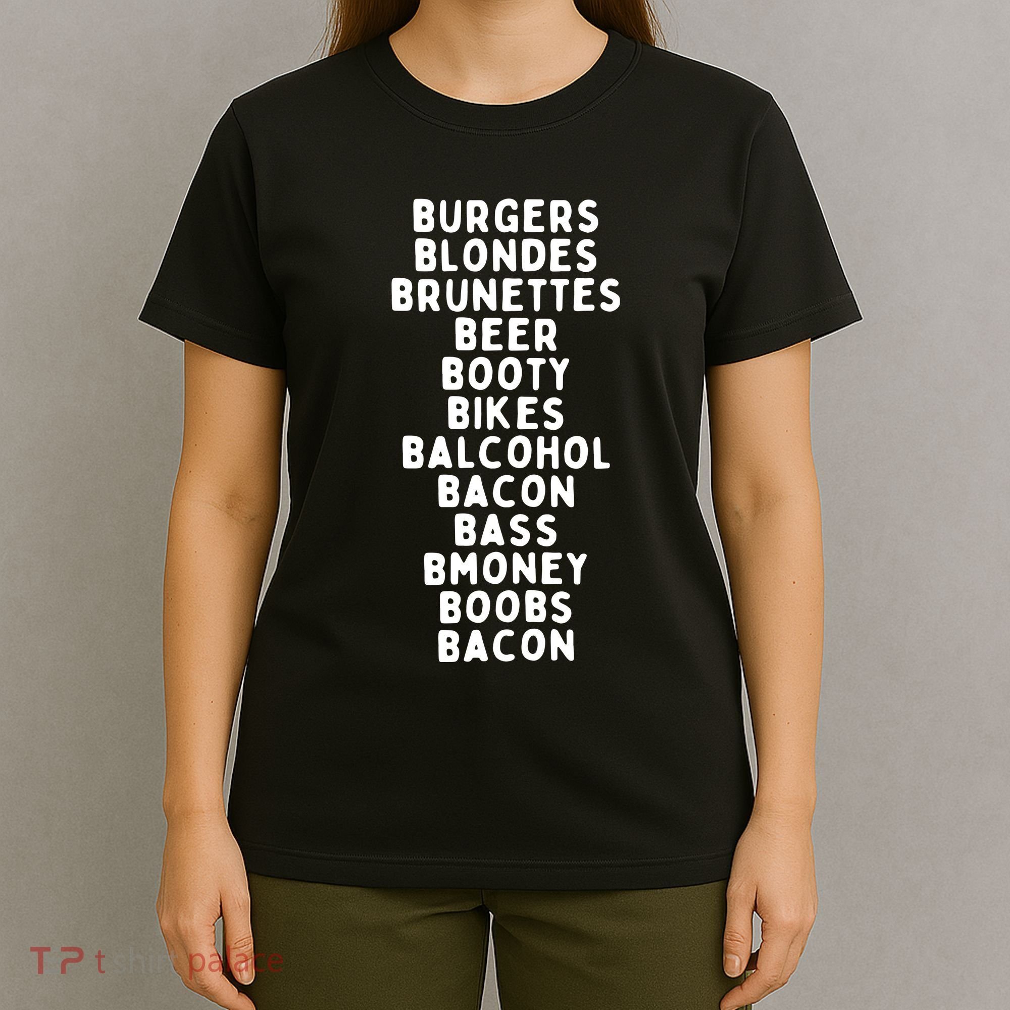 Beers Burgers Blondes T-Shirt