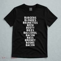 Beers Burgers Blondes T-Shirt thumb 5