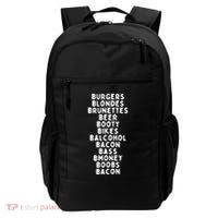 Beers Burgers Blondes Backpack thumb 0