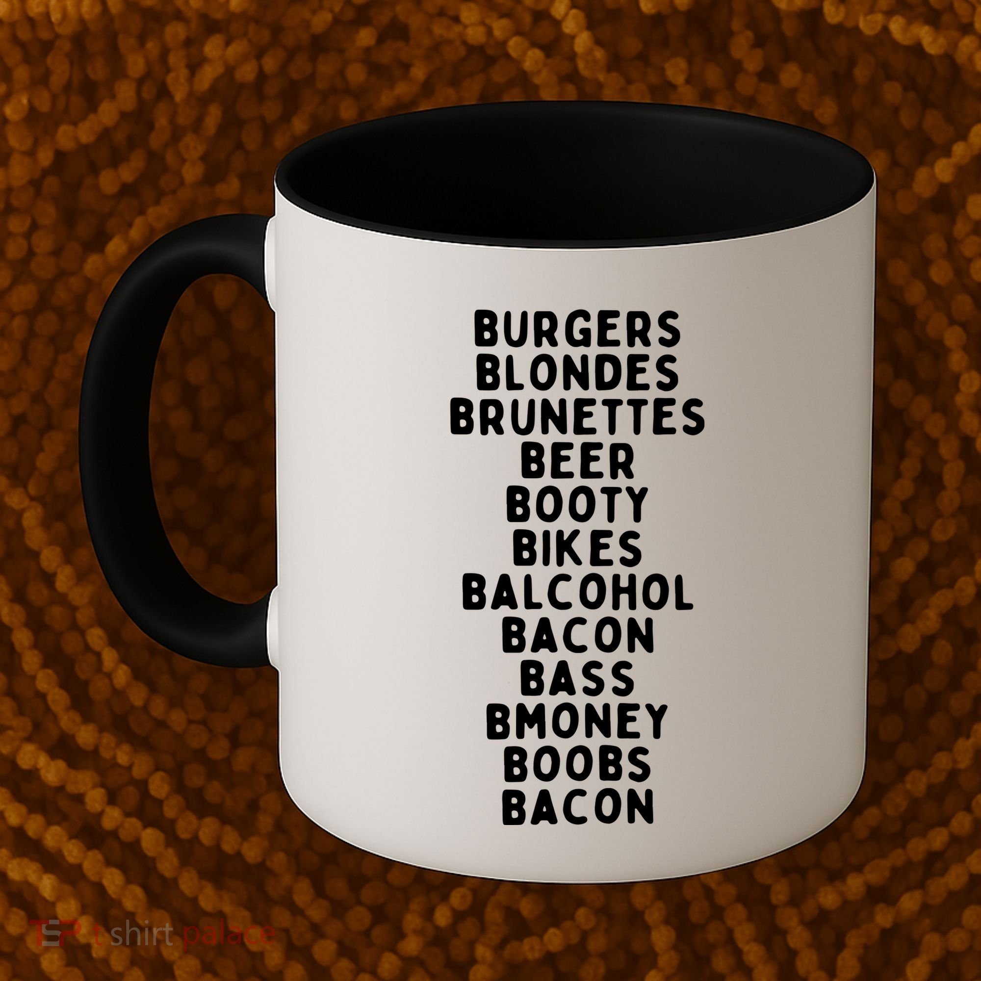 Beers Burgers Blondes Coffee Mug