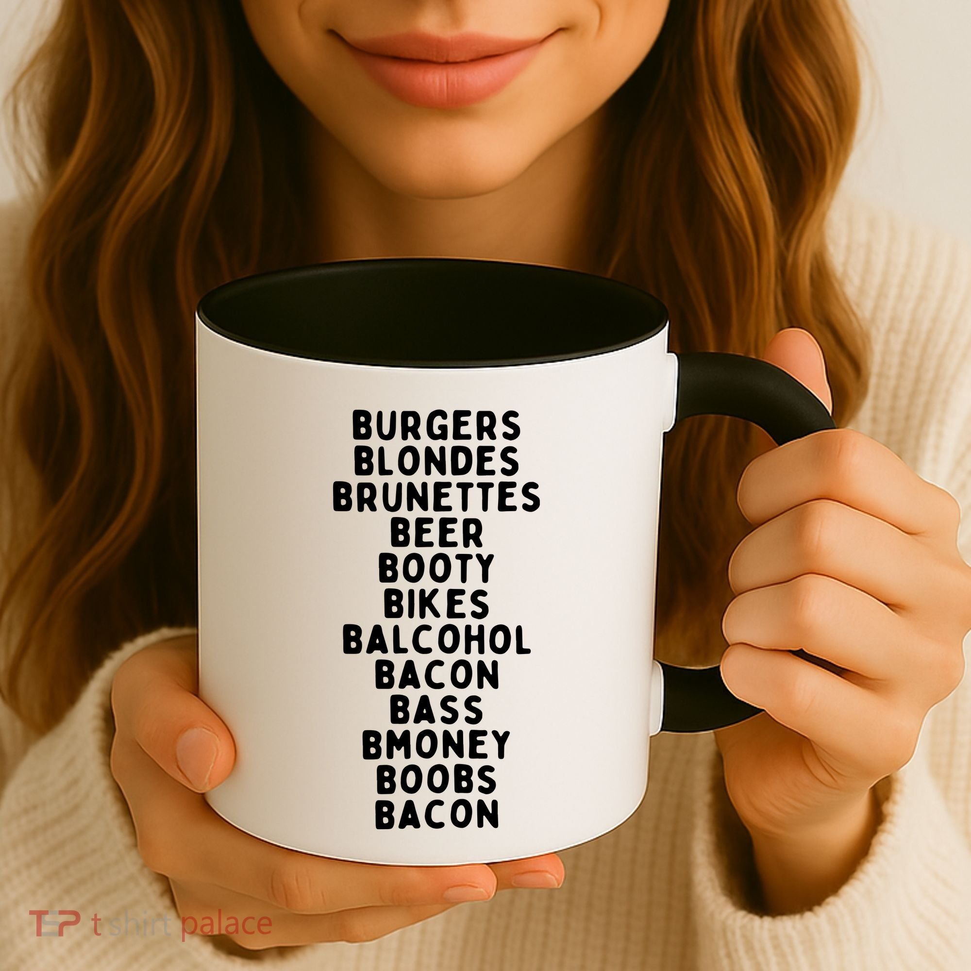 Beers Burgers Blondes Coffee Mug
