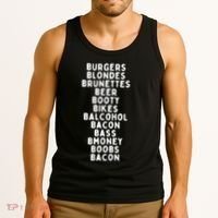 Beers Burgers Blondes Tank Top thumb 3