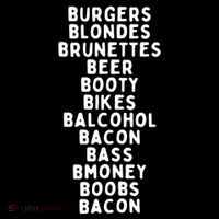 Beers Burgers Blondes Kids Sweatshirt thumb 2