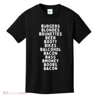 Beers Burgers Blondes Kids T-Shirt thumb 0