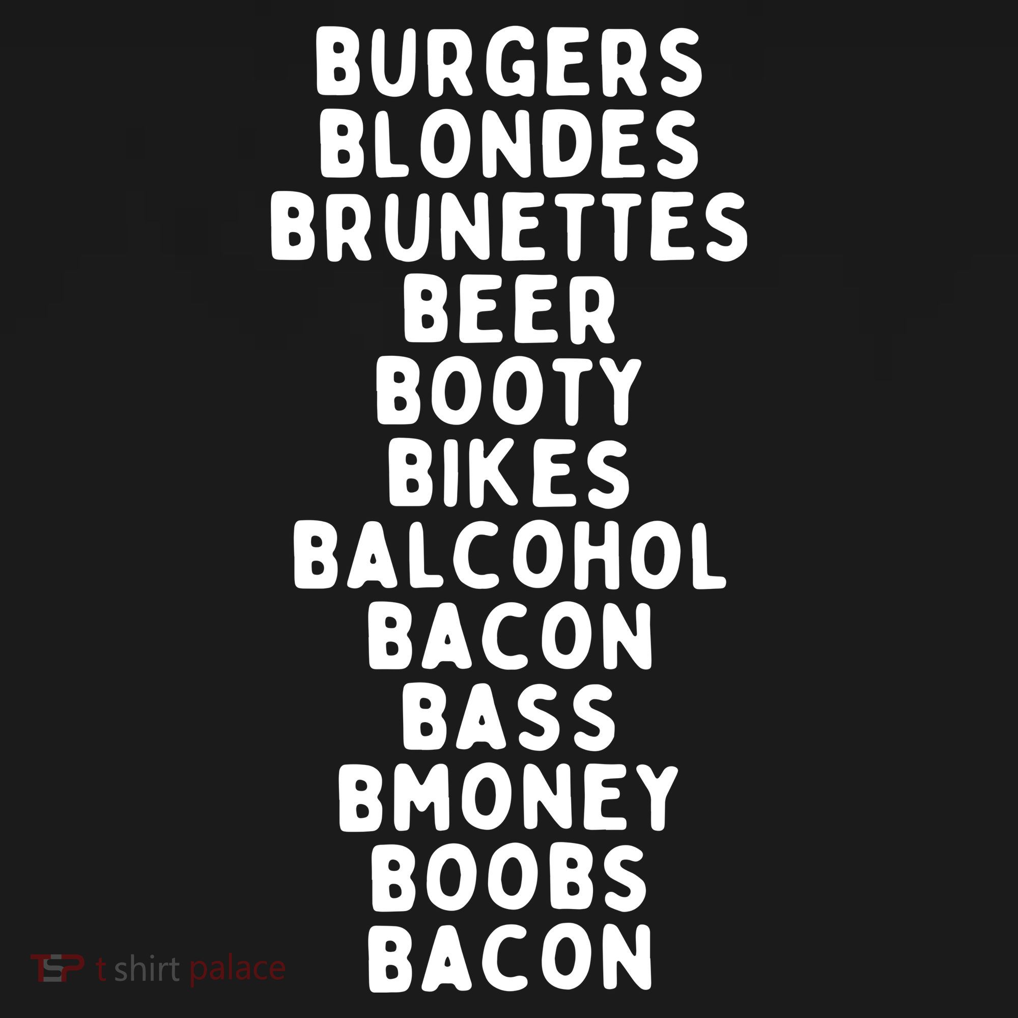 Beers Burgers Blondes Tote Bag