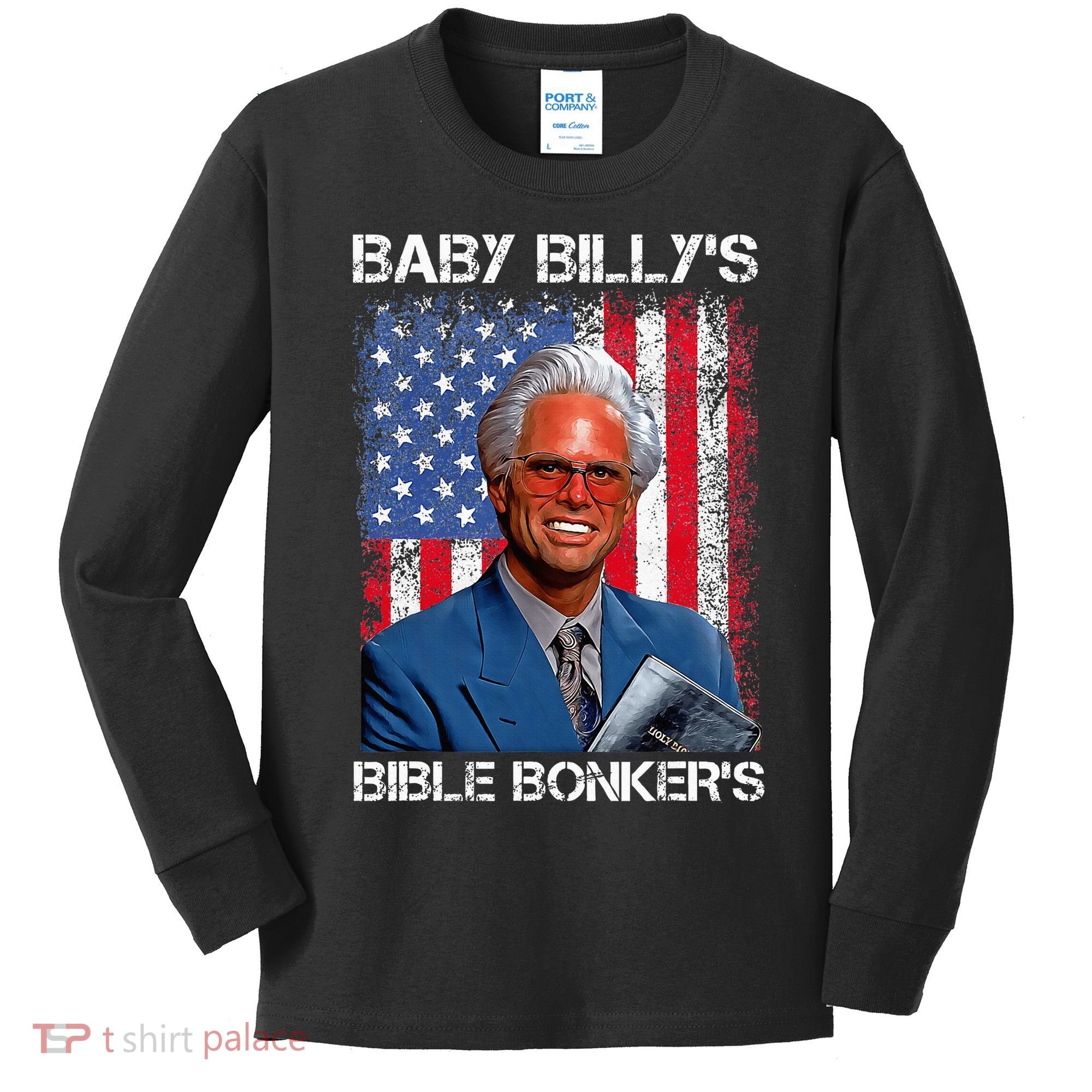 Baby Billy's Bible Bonker Kids Long Sleeve Shirt