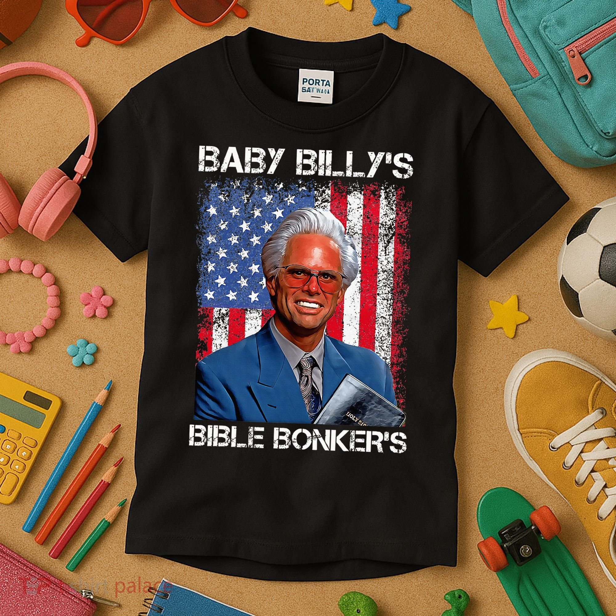 Baby Billy's Bible Bonker Kids T-Shirt