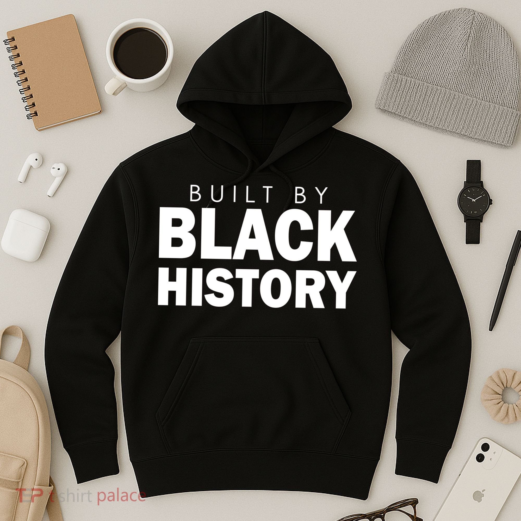 Built By Black History African American Pride Hoodie