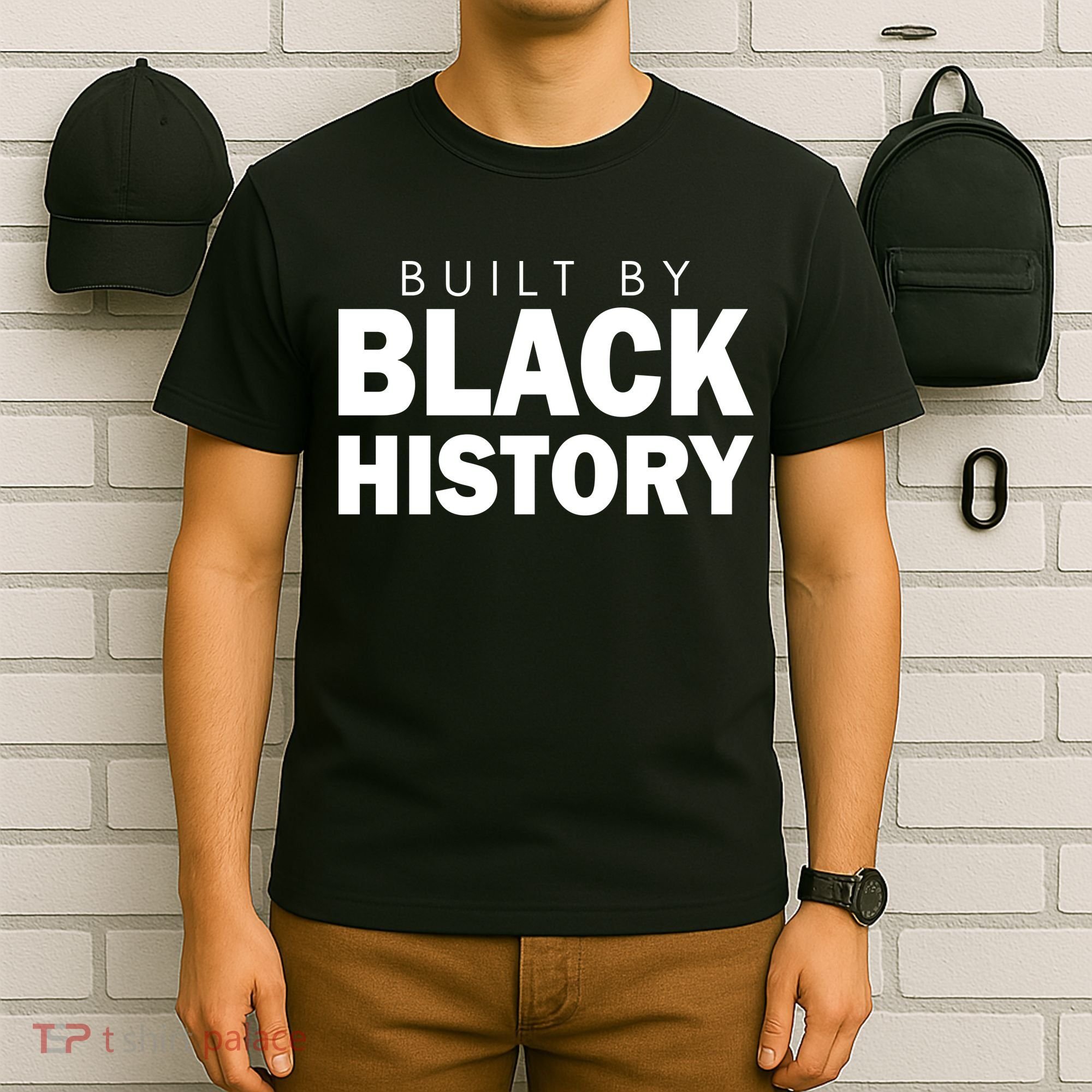 Built By Black History African American Pride T-Shirt